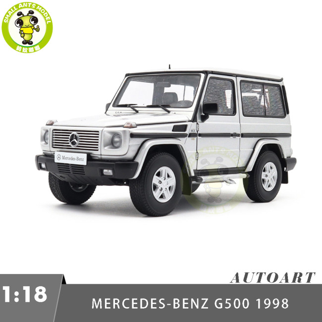 1/18 Mercedes Benz G CLASS G500 1998 SWB Autoart 76112 Silver Diecast Model Car Gifts For Friends Father