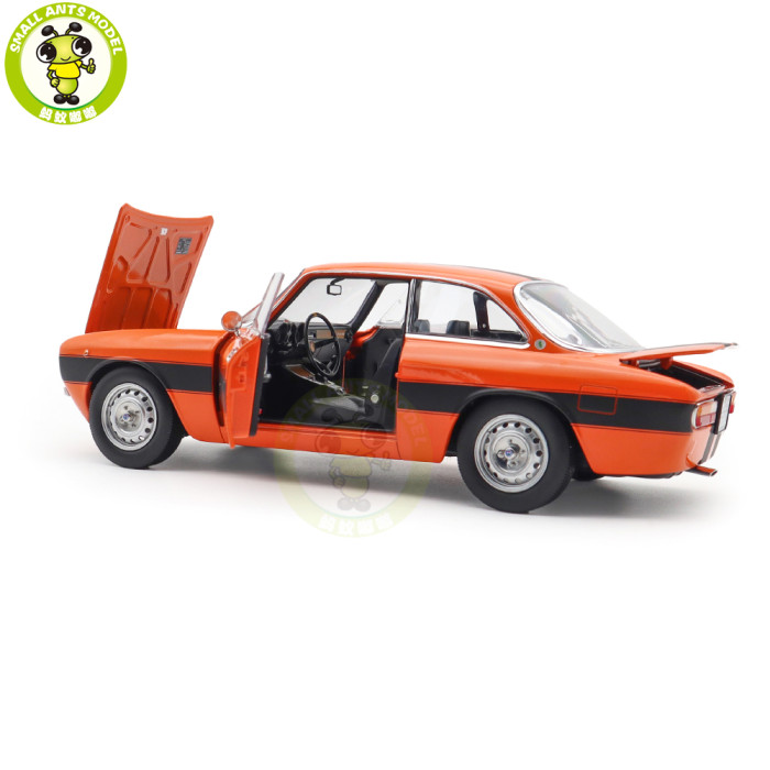 1/18 Alfa Romeo 2000 GTV 1973 Norev 187918 Orange Diecast Model Toys Car Gifts For Father Friends