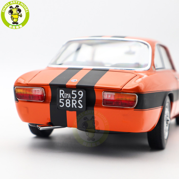 1/18 Alfa Romeo 2000 GTV 1973 Norev 187918 Orange Diecast Model Toys Car Gifts For Father Friends