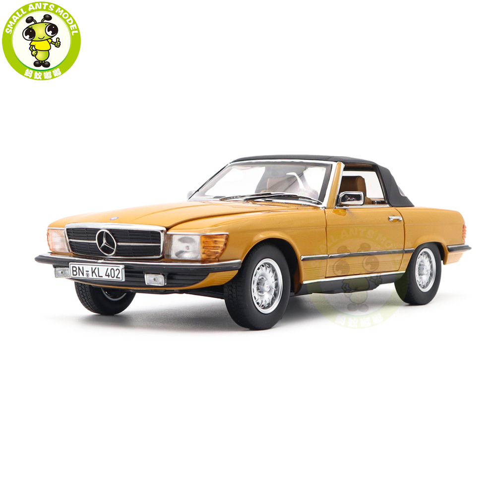 1/18 Mercedes Benz 450 SL 1975 R107 Norev 183350 Cayenne Orange