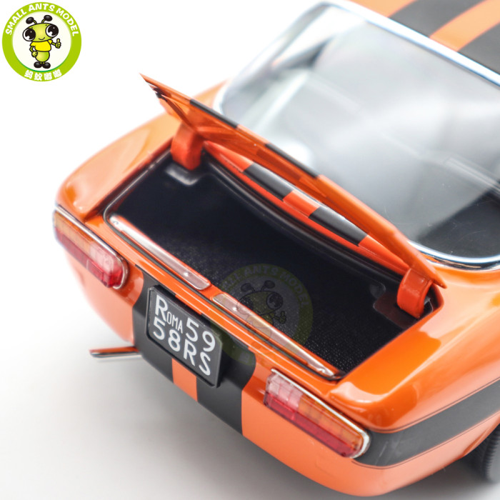 1/18 Alfa Romeo 2000 GTV 1973 Norev 187918 Orange Diecast Model Toys Car Gifts For Father Friends