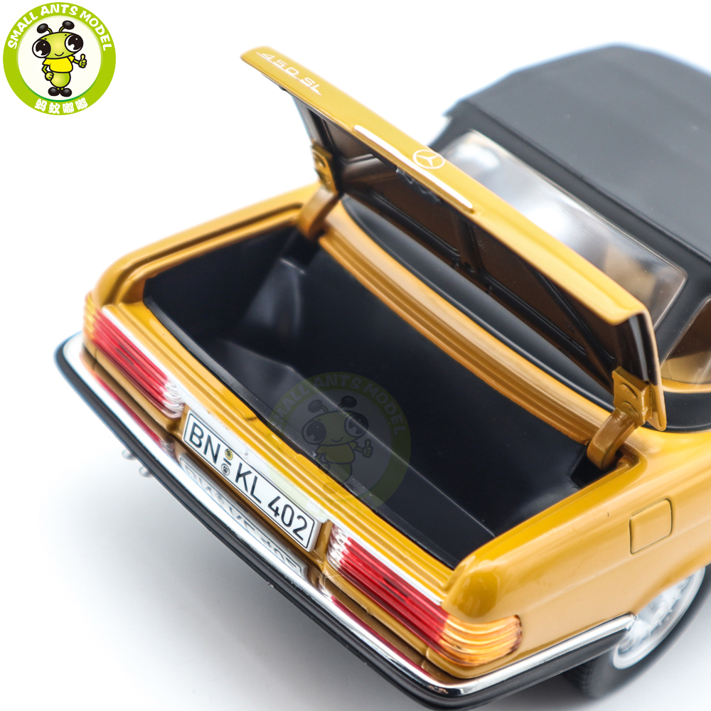 1/18 Mercedes Benz 450 SL 1975 R107 Norev 183350 Cayenne Orange