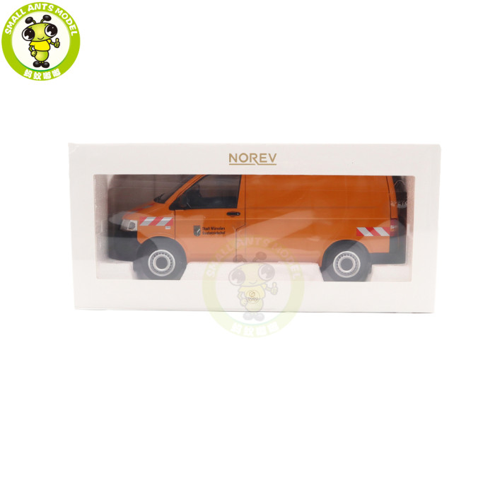 1/18 VW Volkswagen Transporter 2003 T5 Van Norev 188618 Communal Vehicle Diecast Model Toy Car Gifts For Friends