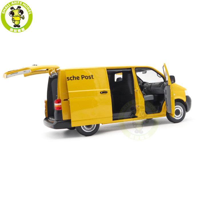 1/18 VW Volkswagen Transporter 2003 T5 Van Norev 188617 Deutsche Post Diecast Model Toy Car Gifts For Friends