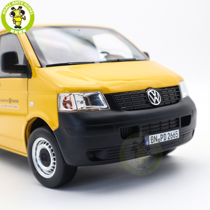 1/18 VW Volkswagen Transporter 2003 T5 Van Norev 188617 Deutsche Post Diecast Model Toy Car Gifts For Friends