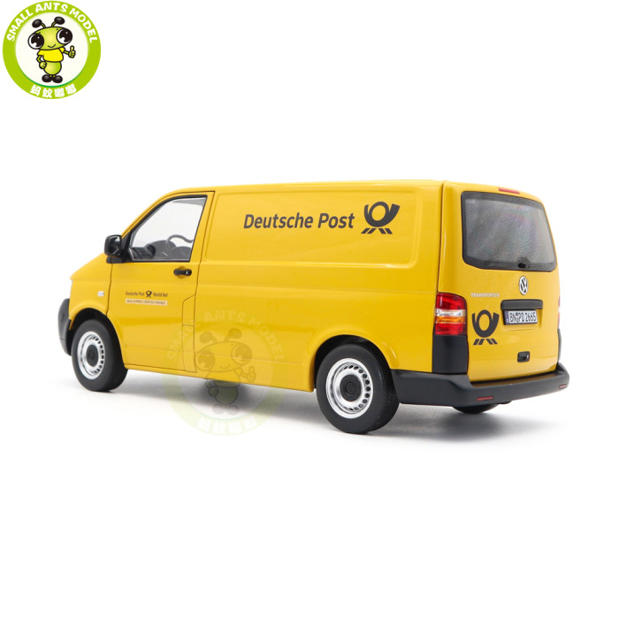 1/18 VW Volkswagen Transporter 2003 T5 Van Norev 188617 Deutsche Post Diecast Model Toy Car Gifts For Friends