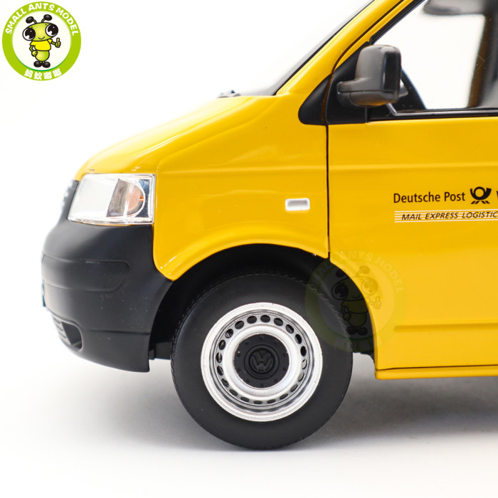 1/18 VW Volkswagen Transporter 2003 T5 Van Norev 188617 Deutsche Post Diecast Model Toy Car Gifts For Friends