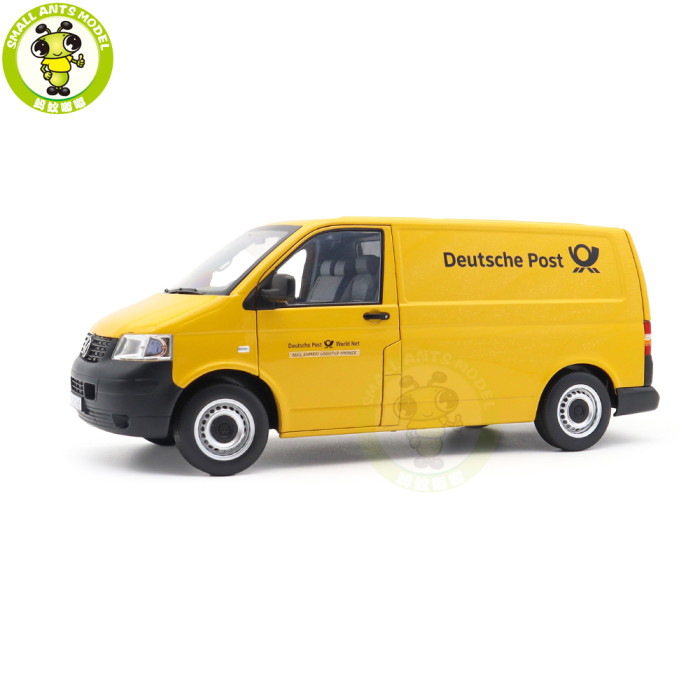 1/18 VW Volkswagen Transporter 2003 T5 Van Norev 188617 Deutsche Post Diecast Model Toy Car Gifts For Friends