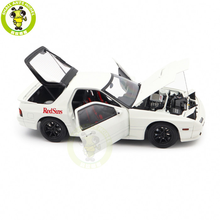 1/18 Mazda RX-7 RX 7 Initial D FC3S 30th Anniversary Whelart Diecast Model Toy Car Gifts For Friends Father