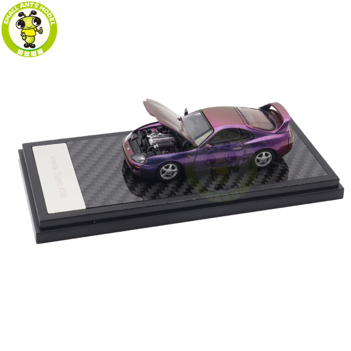 1/64 LCD Toyota Supra A80 Diecast Model Toy Car Gifts For Friends Father
