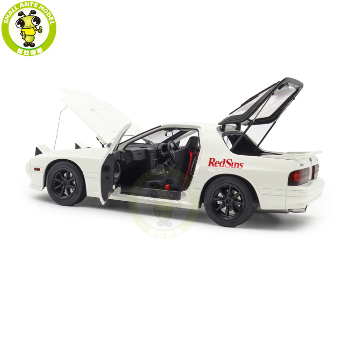 1/18 Mazda RX-7 RX 7 Initial D FC3S 30th Anniversary Whelart Diecast Model Toy Car Gifts For Friends Father