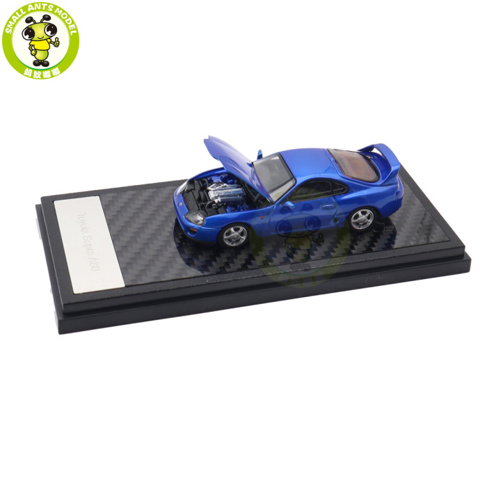 1/64 LCD Toyota Supra A80 Diecast Model Toy Car Gifts For Friends Father