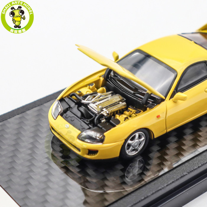 1/64 LCD Toyota Supra A80 Diecast Model Toy Car Gifts For Friends Father
