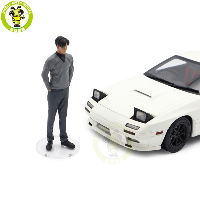 1/18 Mazda RX-7 RX 7 Initial D FC3S 30th Anniversary Whelart Diecast Model Toy Car Gifts For Friends Father