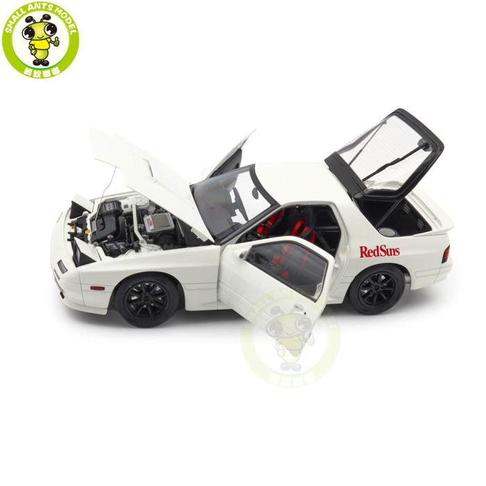 1/18 Mazda RX-7 RX 7 Initial D FC3S 30th Anniversary Whelart Diecast Model Toy Car Gifts For Friends Father