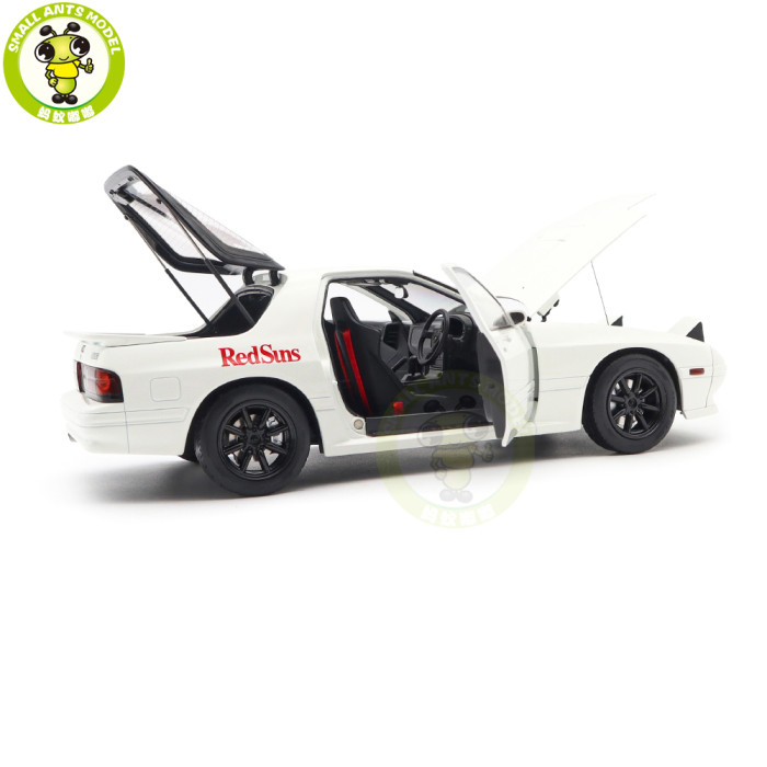 1/18 Mazda RX-7 RX 7 Initial D FC3S 30th Anniversary Whelart Diecast Model Toy Car Gifts For Friends Father