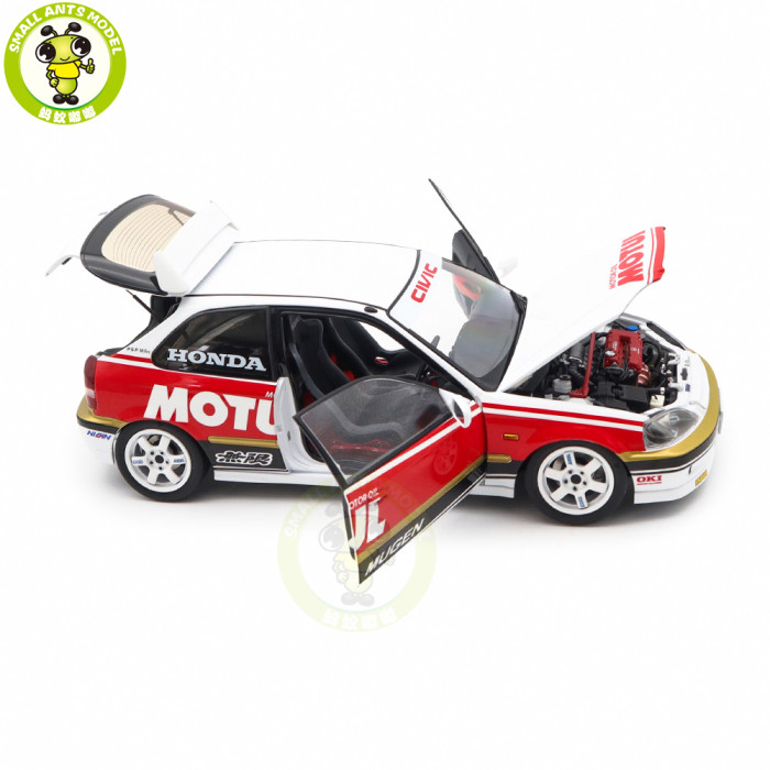 1/18 MOTORHELIX Honda CIVIC Type R EK9 Diecast Model Toy Car Gifts For Father Friends