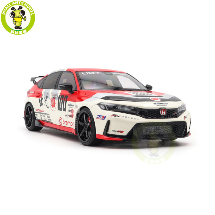 1/18 MOTORHELIX Honda Civic TYPE R (FL5) Diecast Model Toy Car Gifts For Father Friends