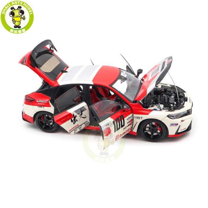 1/18 MOTORHELIX Honda Civic TYPE R (FL5) Diecast Model Toy Car Gifts For Father Friends