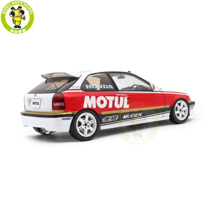 1/18 MOTORHELIX Honda CIVIC Type R EK9 Diecast Model Toy Car Gifts For Father Friends