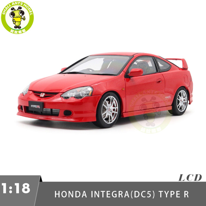 1/18 LCD Honda INTEGRA DC5 Type R Diecast Model Toy Car Gifts For Father Friends