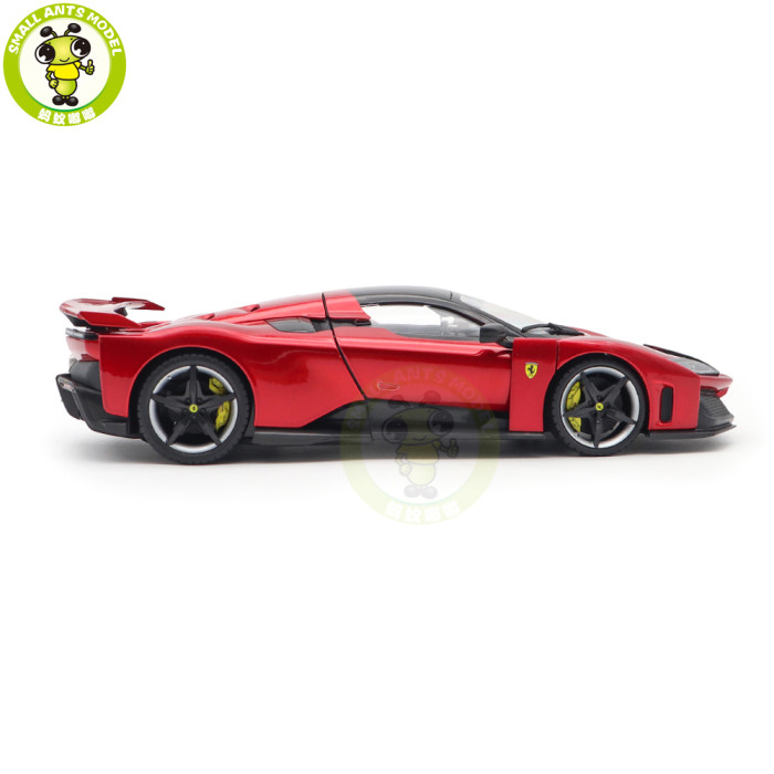 1/18 Ferrari F80 Bburago 16917 Signature Series Diecast Model Racing Car Toys Gifts For Friends