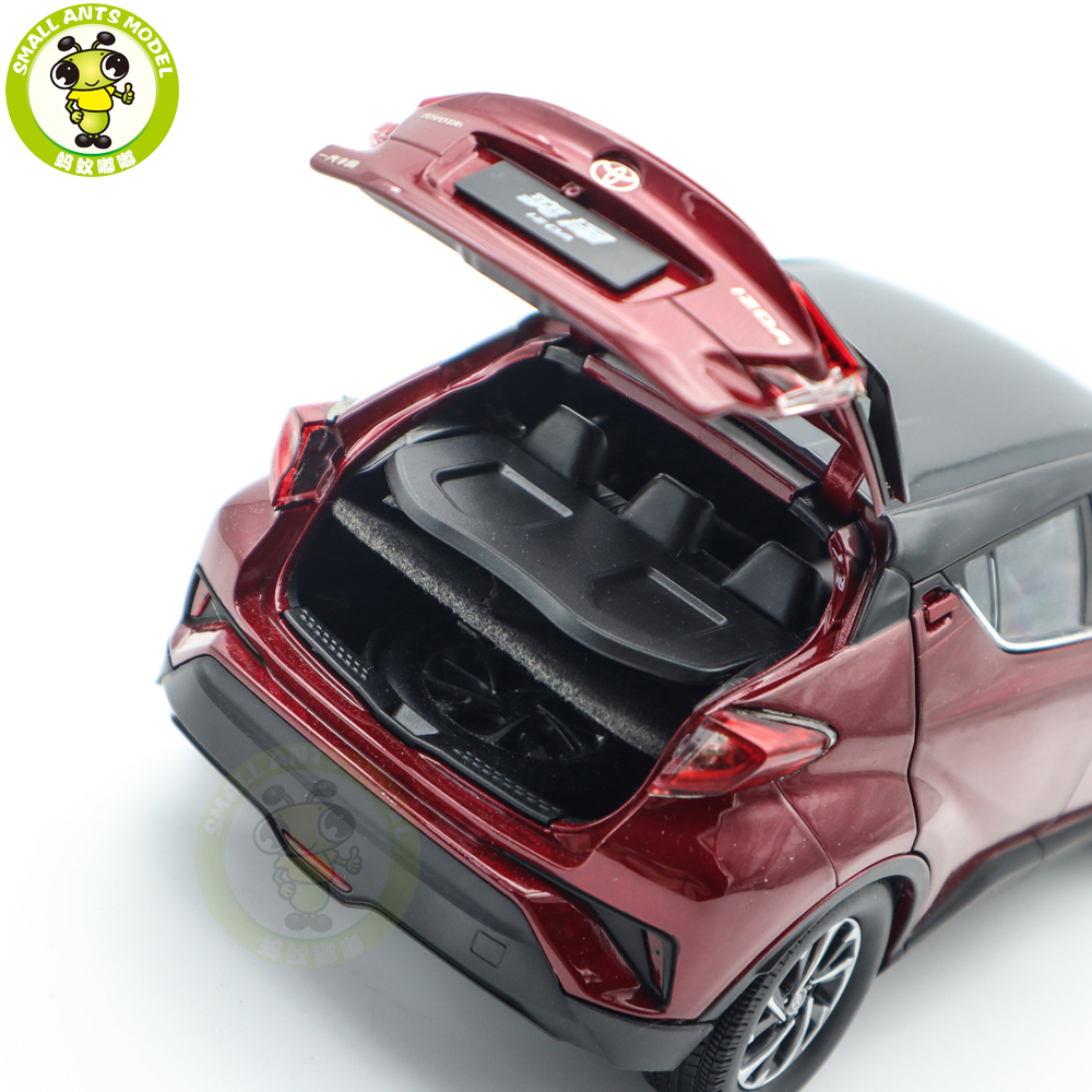 1/18 Toyota IZOA Red With Black Roof Diecast Model Toy Car Gifts