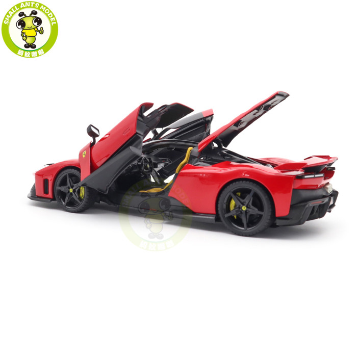 1/18 Ferrari F80 Bburago 16917 Signature Series Diecast Model Racing Car Toys Gifts For Friends