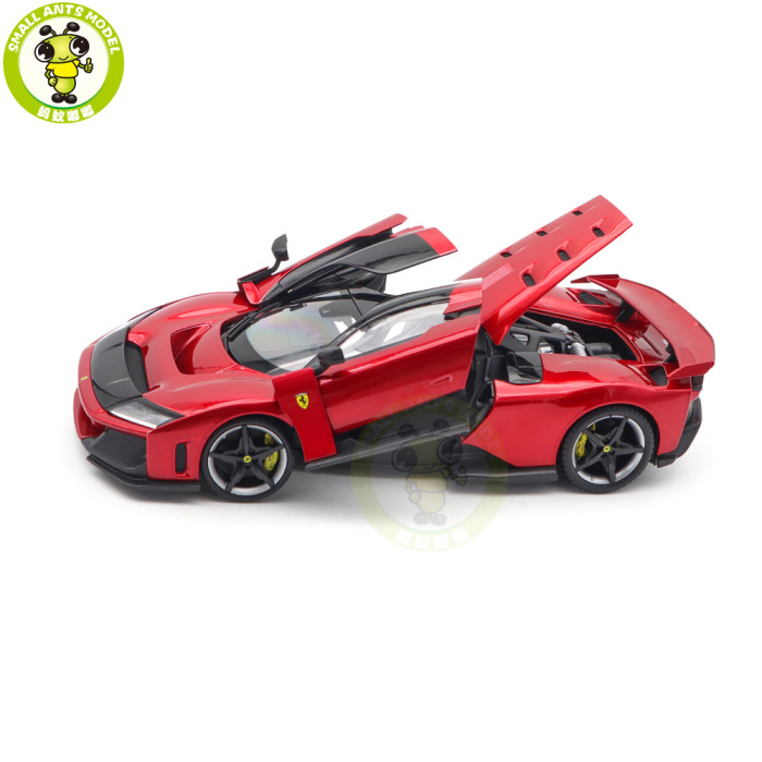 1/18 Ferrari F80 Bburago 16917 Signature Series Diecast Model Racing Car Toys Gifts For Friends