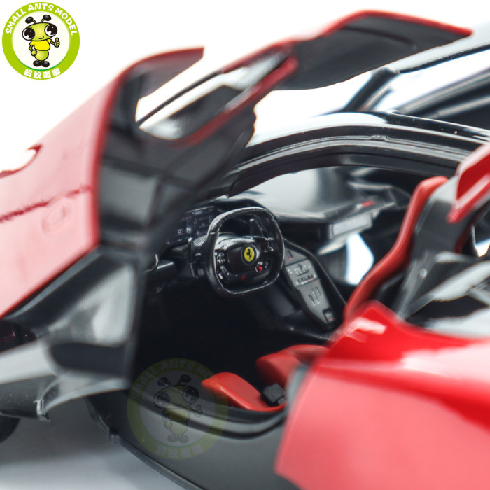 1/18 Ferrari F80 Bburago 16917 Signature Series Diecast Model Racing Car Toys Gifts For Friends