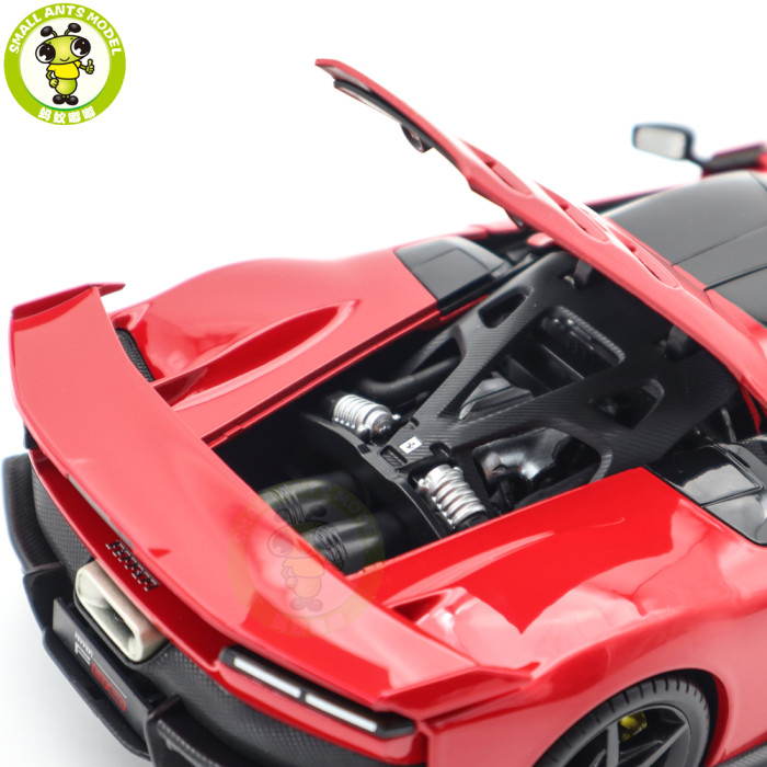 1/18 Ferrari F80 Bburago 16917 Signature Series Diecast Model Racing Car Toys Gifts For Friends