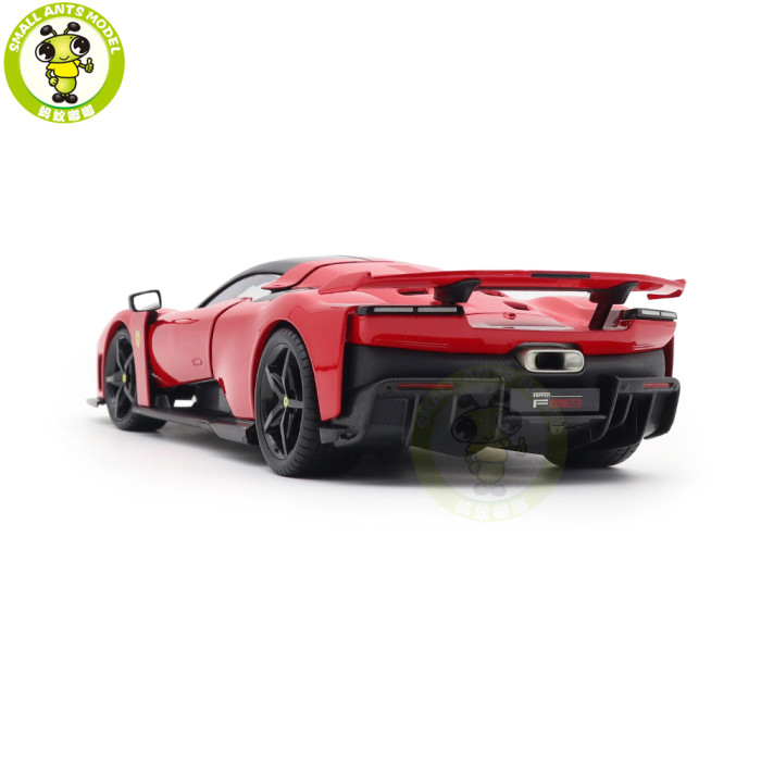 1/18 Ferrari F80 Bburago 16917 Signature Series Diecast Model Racing Car Toys Gifts For Friends
