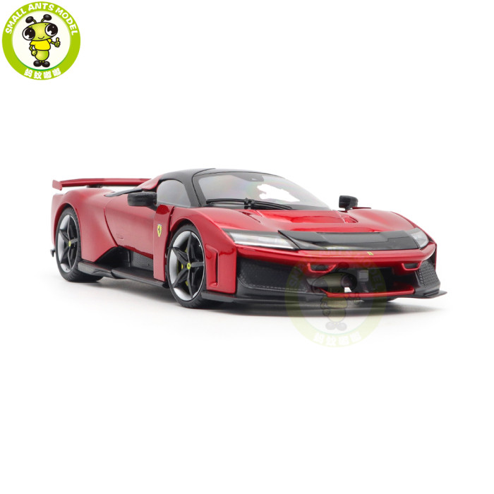 1/18 Ferrari F80 Bburago 16917 Signature Series Diecast Model Racing Car Toys Gifts For Friends