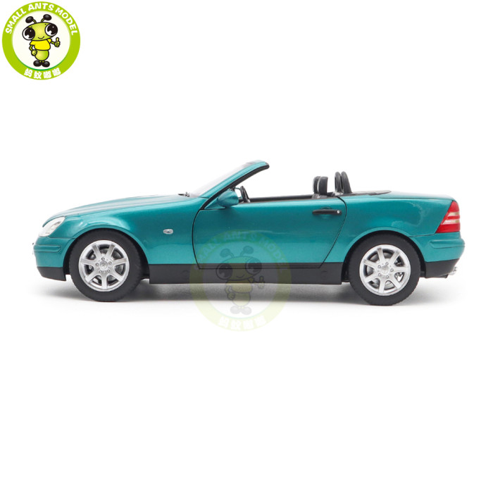 1/18 Mercedes Benz SLK 1996 Norev 183021 Vivianit Green Diecast Model Toy Car Gifts For Friends Father