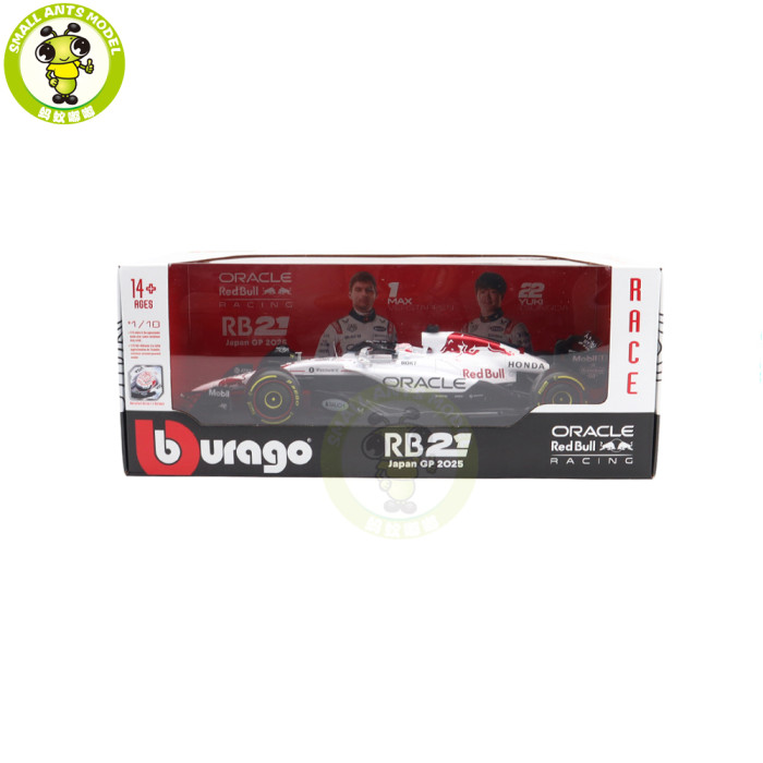 1/18 Oracel Red Bull Racing RB21 Janpan GP 2025 M.VERSTAPPEN Bburago 18005 Diecast Model Toy Car Gilfts For Friends