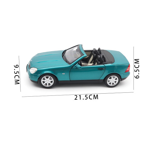 1/18 Mercedes Benz SLK 1996 Norev 183021 Vivianit Green Diecast Model Toy Car Gifts For Friends Father