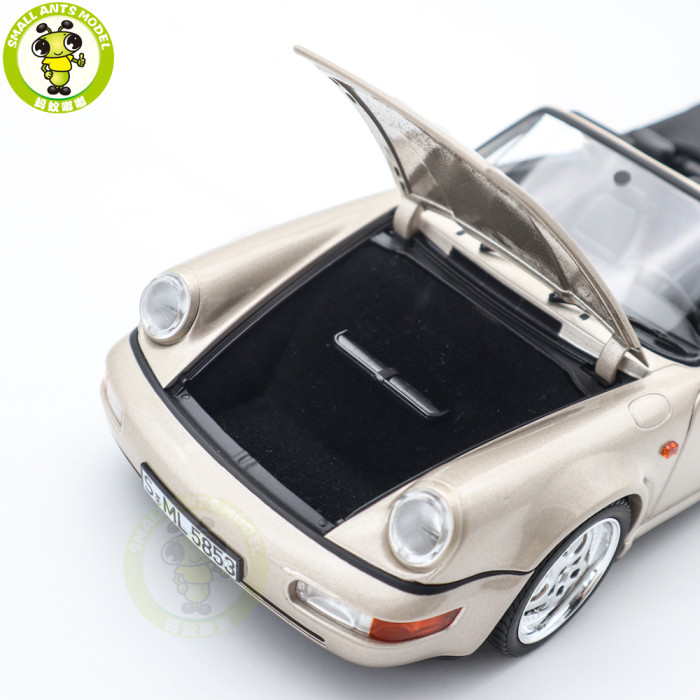 1/18 Porsche 911 Carrera 2 Turbo Look Cabriolet 1992 Norev 187140 Diecast Model Toys Car Gifts For Husband Boyfriend Father