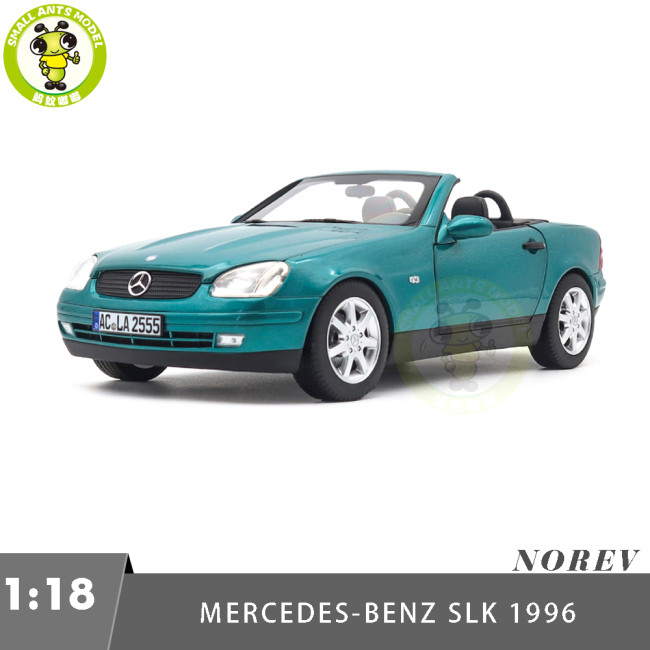 1/18 Mercedes Benz SLK 1996 Norev 183021 Vivianit Green Diecast Model Toy Car Gifts For Friends Father