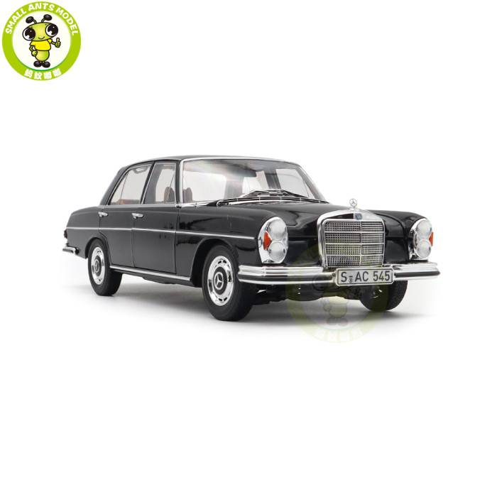 1/18 Mercedes Benz 280SE 280 SE 1968 W111 Norev 183762 Black Diecast Model Toys Car Gifts For Friends