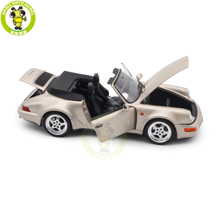 1/18 Porsche 911 Carrera 2 Turbo Look Cabriolet 1992 Norev 187140 Diecast Model Toys Car Gifts For Husband Boyfriend Father