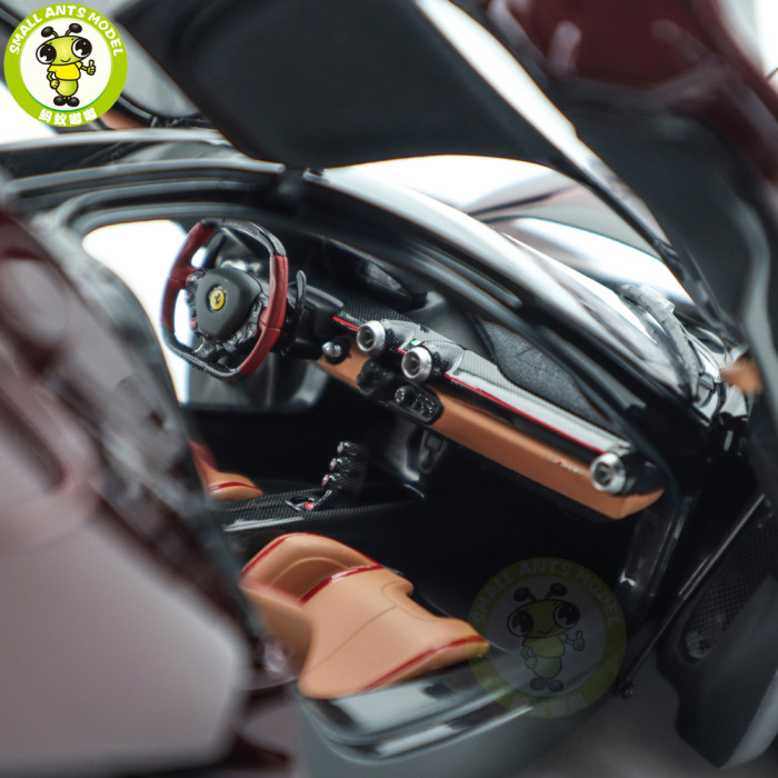 1/18 Ferrari LaFerrari Rosso Rubino BBR 182241 Diecast Model Toys Car Gifts For Father Friends