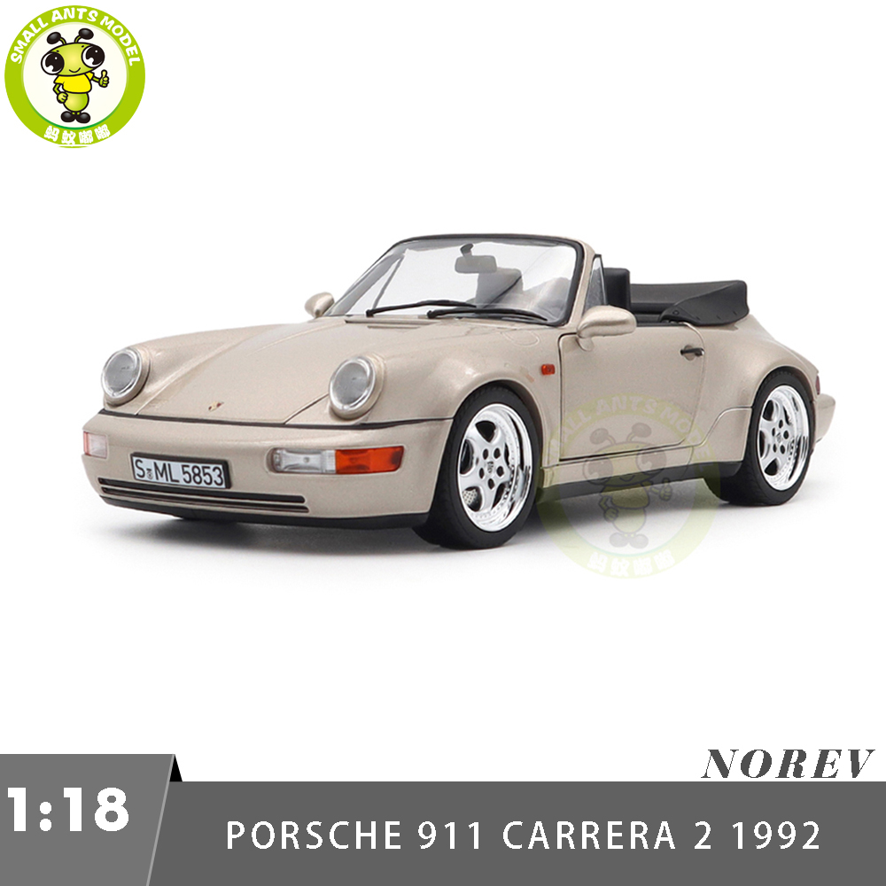 1/18 Porsche 911 Carrera 2 Turbo Look Cabriolet 1992 Norev 187140
