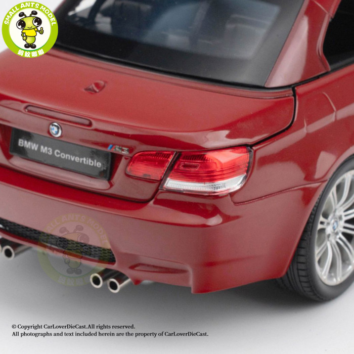 Pre-order 1/18 Kyosho BMW M3 Convertible E93M Diecast Model Toy Car Gifts For Friends
