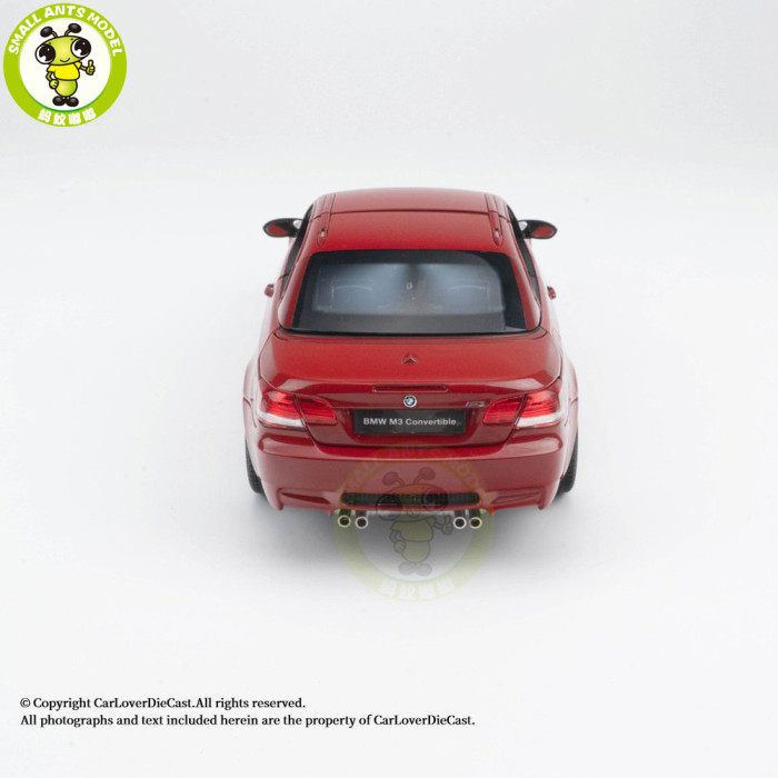 Pre-order 1/18 Kyosho BMW M3 Convertible E93M Diecast Model Toy Car Gifts For Friends
