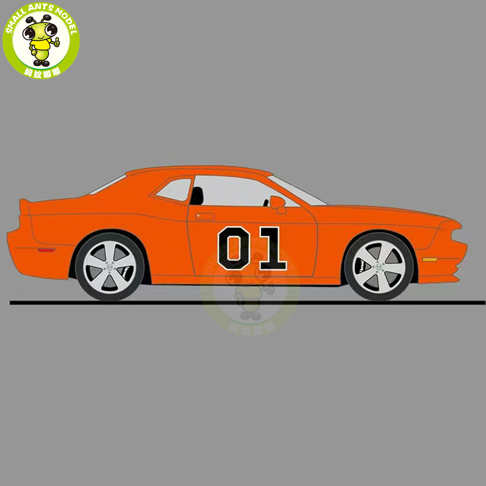 Pre-order 1/18 2010 Dodge Challenger ACME Diecast Model Car Toys