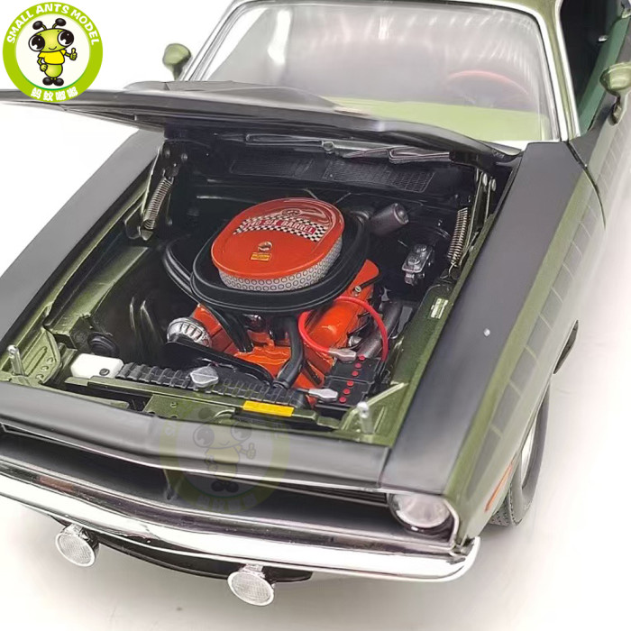 Pre-order 1/18 1970 Plymouth AAR Cuda ACME Ivy Green Diecast Model Car Toys Gifts