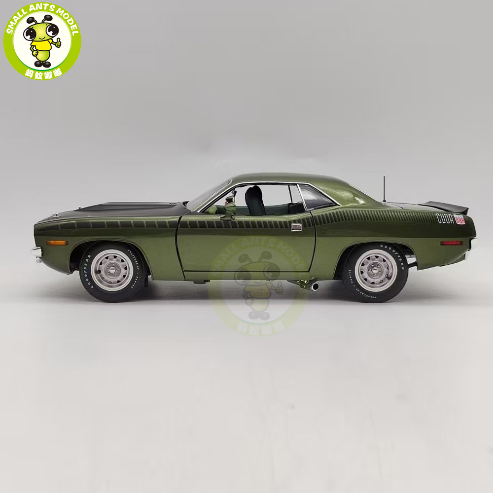 Pre-order 1/18 1970 Plymouth AAR Cuda ACME Ivy Green Diecast Model
