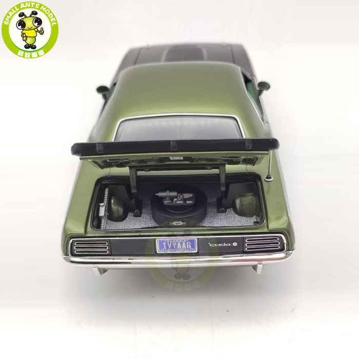 Pre-order 1/18 1970 Plymouth AAR Cuda ACME Ivy Green Diecast Model Car Toys Gifts