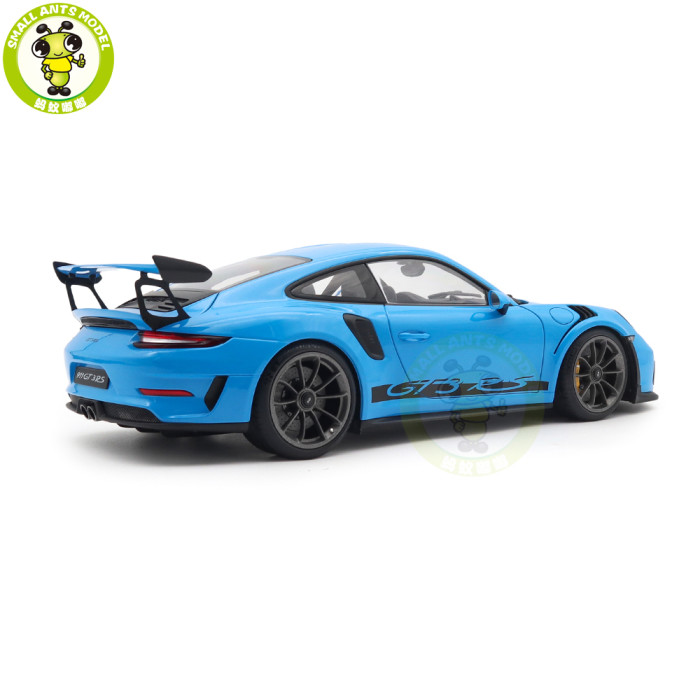 1/18 Porsche 911 991.2 GT3 RS AUTOart 78182 Riviera Blue Model Car