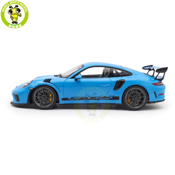 1/18 Porsche 911 991.2 GT3 RS AUTOart 78182 Riviera Blue Model Car